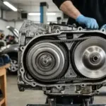 گیربکس CVT و بررسی اجزای داخلی آن مانند تسمه فولادی و پولی‌ها در کالیبراسیون تخصصی